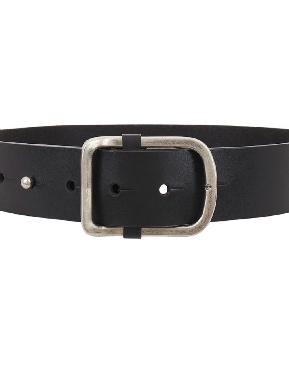 NWT Free People Leather Belt Black M/L